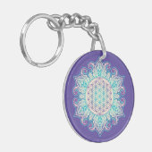 Porte-clés Fleur De Vie - Indien Mandala 2 (Devant gauche)