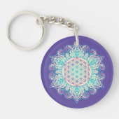 Porte-clés Fleur De Vie - Indien Mandala 2 (Devant)