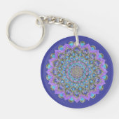 Porte-clés Fleur de Vie - Mandala de style indien 2 (Devant)
