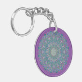 Porte-clés Fleur De Vie - Mandala India Style 1 (Devant gauche)
