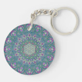Porte-clés Fleur De Vie - Mandala India Style 1 (Dos)
