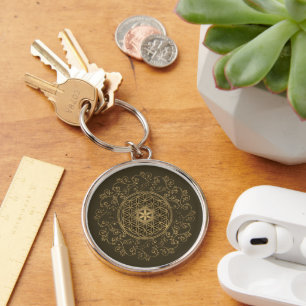 Porte-clés Fleur De Vie - Ornements Vintages Mandala 2