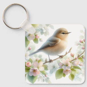 Porte-clés Fleur d'eau de cerisier à floraison printanière