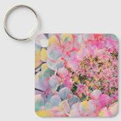 Porte-clés Fleur d'été Hydrangea en fleurs (Recto)