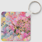 Porte-clés Fleur d'été Hydrangea en fleurs (Dos)