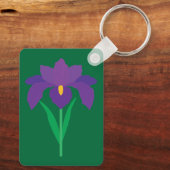 Porte-clés Fleur d'Iris (Verso)