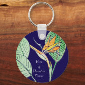 Porte-clés Fleur d'oiseau de paradis (Recto)