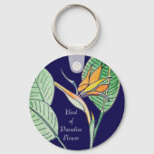 Porte-clés Fleur d'oiseau de paradis (Verso)