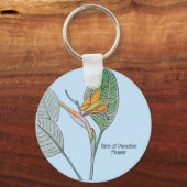 Porte-clés Fleur d'oiseau de paradis (Recto)
