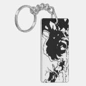 Porte-clés Fleur Doodle de MRNStudios (Devant gauche)