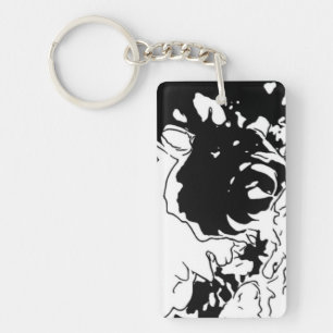 Porte-clés Fleur Doodle de MRNStudios