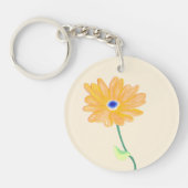 Porte-clés Fleur dorée (Devant)