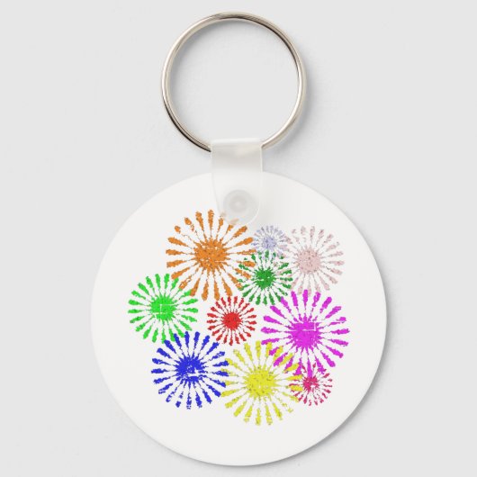 Porte-clés Fleur en panne (Recto)