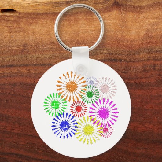 Porte-clés Fleur en panne (Recto)