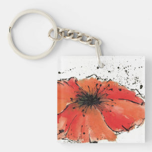 Porte-clés Fleur en pleine floraison