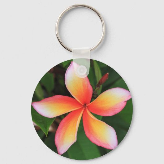 Porte-clés Fleur Frangipani (Recto)