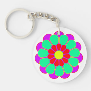 Porte-clés Fleur Funky Power Bloom I