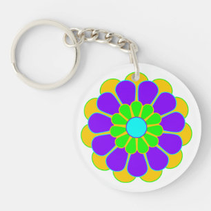 Porte-clés Fleur Funky Power Bloom II