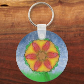 Porte-clés Fleur impeccable (Recto)