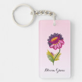 Porte-clés Fleur isolée (Devant)