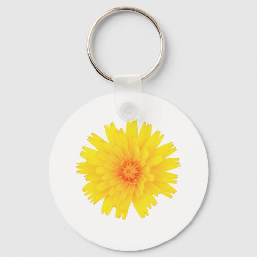 Porte-clés Fleur jaune (Recto)