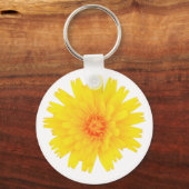 Porte-clés Fleur jaune (Recto)