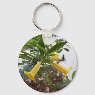 Porte-clés Fleur Jaune
