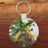 Porte-clés Fleur Jaune (Recto)