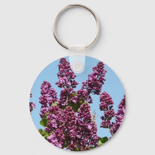 Porte-clés fleur, lilas violet (Recto)