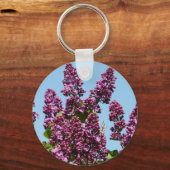 Porte-clés fleur, lilas violet (Recto)