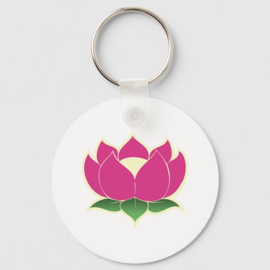 Porte-clés Fleur Lotus (Recto)