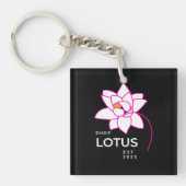 Porte-clés Fleur LOTUS (Devant)