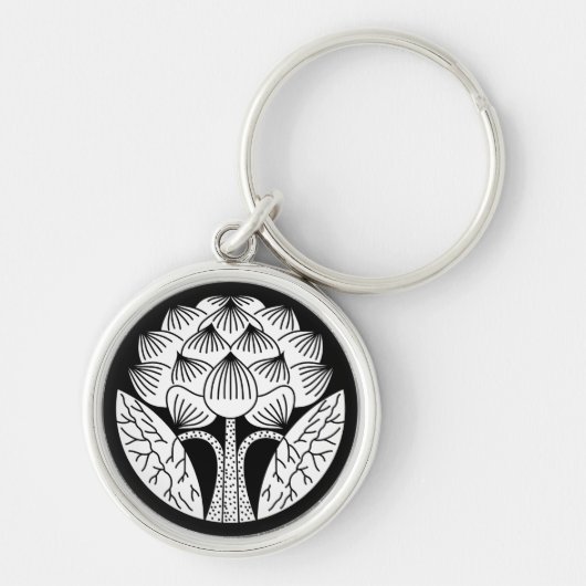 Porte-clés Fleur Lotus debout (Devant)