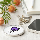 Porte-clés Fleur maléfique Kawaii Goth Porte - clé d'Hallowee (Côté)