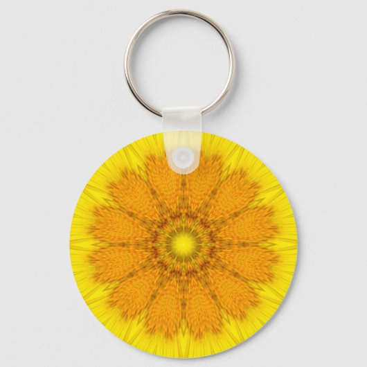 Porte-clés Fleur Mandala 04 (Recto)
