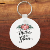 Porte-clés Fleur Mère Du Marié Mariage Douche Maman De (Recto)