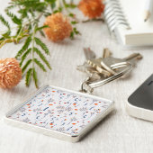 Porte-clés Fleur Motif Printemps Floral (Côté)