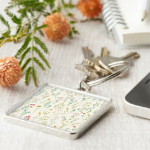 Porte-clés Fleur Motif Printemps Floral (Côté)