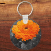 Porte-clés Fleur orange (Recto)