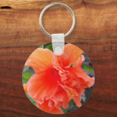 Porte-clés Fleur orange (Verso)