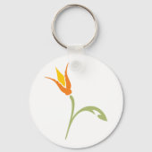 Porte-clés Fleur orange (Verso)