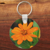 Porte-clés Fleur orange (Recto)