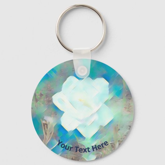Porte-clés Fleur Pastel (Recto)
