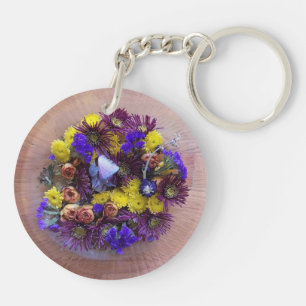 Porte-clés Fleur Power