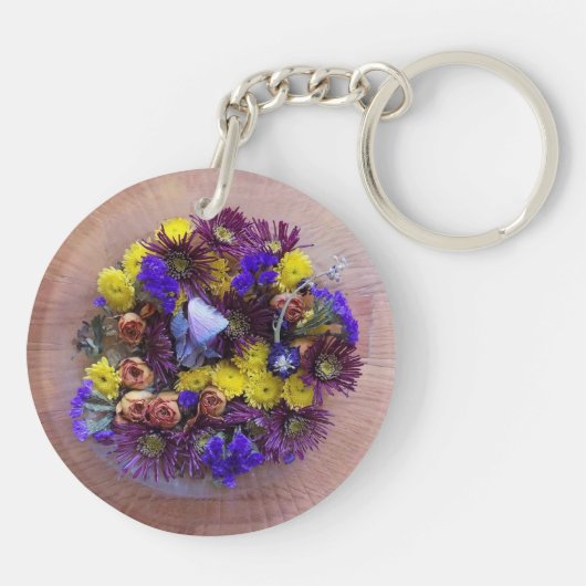 Porte-clés Fleur Power (Dos)