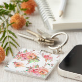 Porte-clés fleur printanière (Devant Droit)