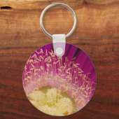 Porte-clés Fleur Rose (Recto)