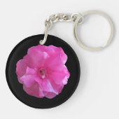 Porte-clés Fleur rose (Dos)