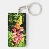 Porte-clés Fleur rose (Dos)