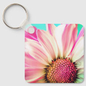 Porte-clés Fleur rose (Recto)